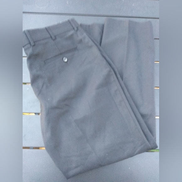 NWT Edwards Redwood & Ross Men's Black Dress Pants, Size 36, 44% Wool - Picture 6 of 8